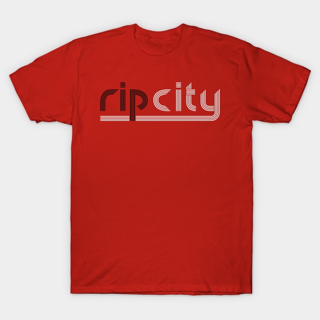 Rip City Red T-Shirt by monitormonkey